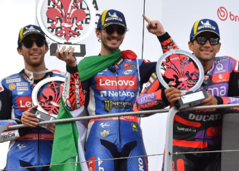 Bastianini Bantu Bagnaia Pepet The Martinator di Klasemen