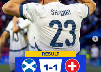 Piala Eropa 2024: Kemenangan Timnas McTominay Dikandaskan Shaqiri