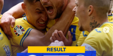 Piala Eropa 2024: Sempat Kecolongan 1 Gol, Ukraina Comeback dan Menang