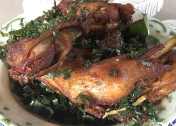 ayam goreng cabai pandan