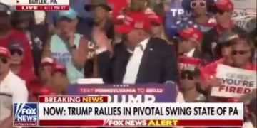 Trump Tertembak Saat Pidato di Pennsylvania