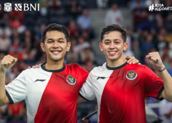 Fajar Alfian/Muhammad Rian Ardianto Menang Mudah Atas Mark Lamsfuss/Marvin Seidel