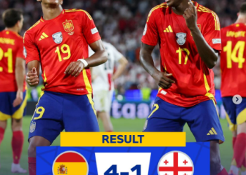 Piala Eropa 2024: Spanyol Gulung Tim Debutan Georgia 4-1