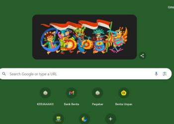 Google Doodle Peringati HUT RI ke 79 dengan Arak-arakan
