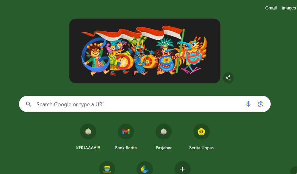 Google Doodle Peringati HUT RI ke 79 dengan Arak-arakan