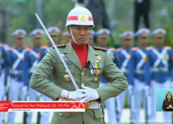 Kolonel Infanteri Nur Wahyudi Komandan Upacara HUT RI di IKN Suami dari Aktris Juliana Moechtar