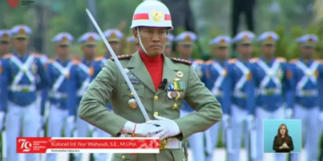 Kolonel Infanteri Nur Wahyudi Komandan Upacara HUT RI di IKN Suami dari Aktris Juliana Moechtar