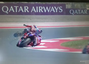 Sirkuit Mandalika “Kutukan”  Marc Marquez 2 Kali Terjatuh Dalam Sesi Kualifikasi GP Indonesia 2024