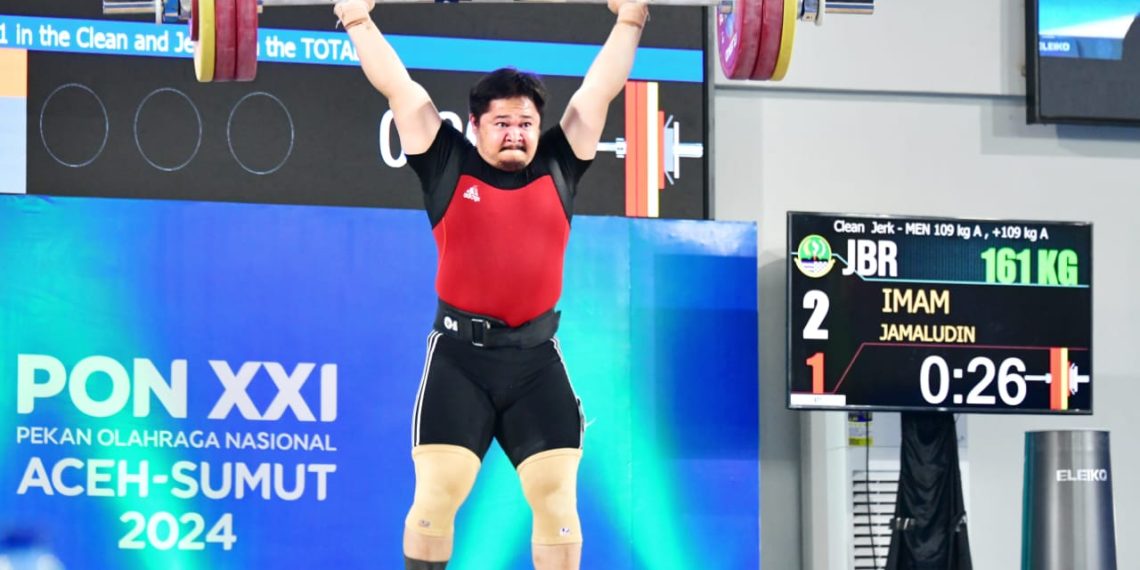 Jabar Meraih Emas di PON XXI dari Cabor Angkat Besi