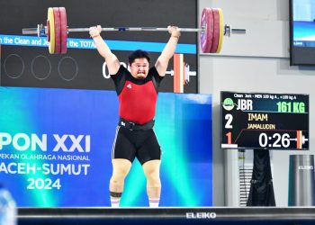 Jabar Meraih Emas di PON XXI dari Cabor Angkat Besi