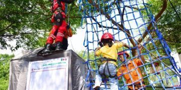 Pelatihan bencana alam anak