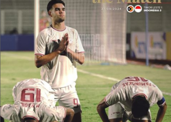 Timnas Indonesia U-20 Kokoh Puncaki Klasemen Grup F Kualifikasi Piala Asia U-20 2025