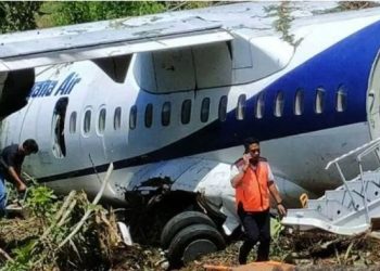 Trigana Air Tergelincir Ada Istri Pj Gubernur Papua dan Rombongan