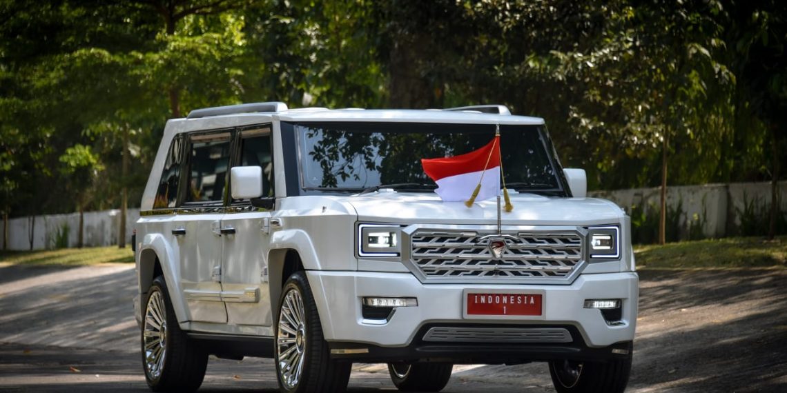 Presiden Prabowo Subianto Gunakan Mobil Maung Garuda