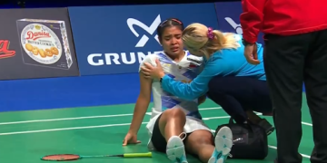 Momen Sedih Gregoria Tunjung di Denmark Open