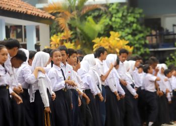 Foto: SMPN 60 Bandung Belum Memiliki Bangunan