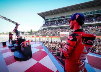 Bagnaia Gagal Juara, Martinator Pesta di Podium