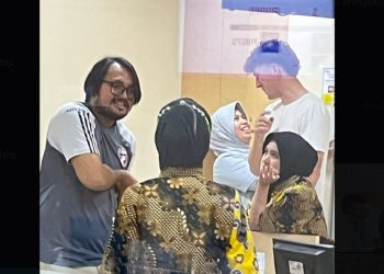 Viral Foto Ole Romeny Jalani Tes Kesehatan