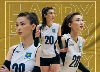 Bidadari Voli asal Kazakhstan Tiba di Jakarta