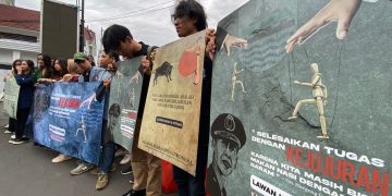 Aksi Solidaritas untuk Polri Aliansi Mahasiswa Indonesia