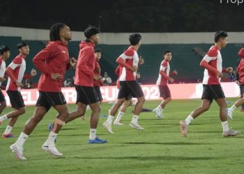 Tiba di Solo Timnas Langsung Latihan