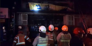 Bengkel Motor Nur Cholis Terbakar