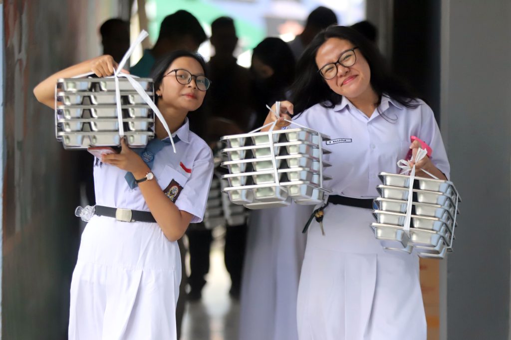 Foto makan siang