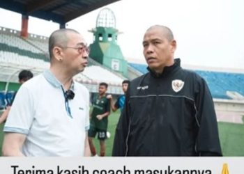 Tim Nova Arianto Bantai Tim Coach Justin 13-0