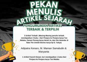144 Peserta Meriahkan Pekan Menulis Artikel Sejarah HUT ke-1 Temu Sejarah