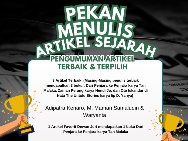 144 Peserta Meriahkan Pekan Menulis Artikel Sejarah HUT ke-1 Temu Sejarah