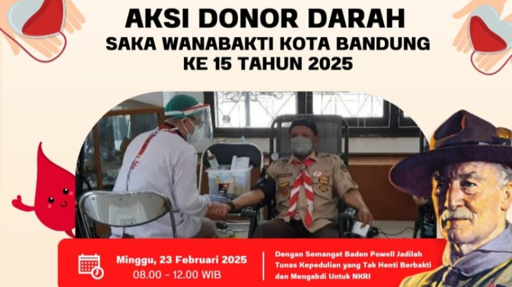 Aksi Donor Darah Saka Wanabakti ke-15: Setetes Darah, Sejuta Harapan