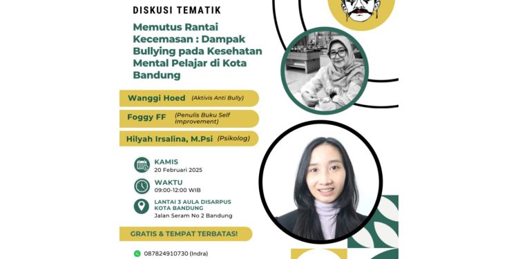 Memutus Rantai Kecemasan: Diskusi Literasi Bahas Dampak Perundungan
