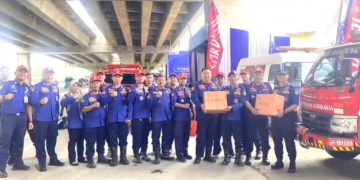 Damkar Kab. Bandung Bantu Pengamanan Mudik Lebaran 2025