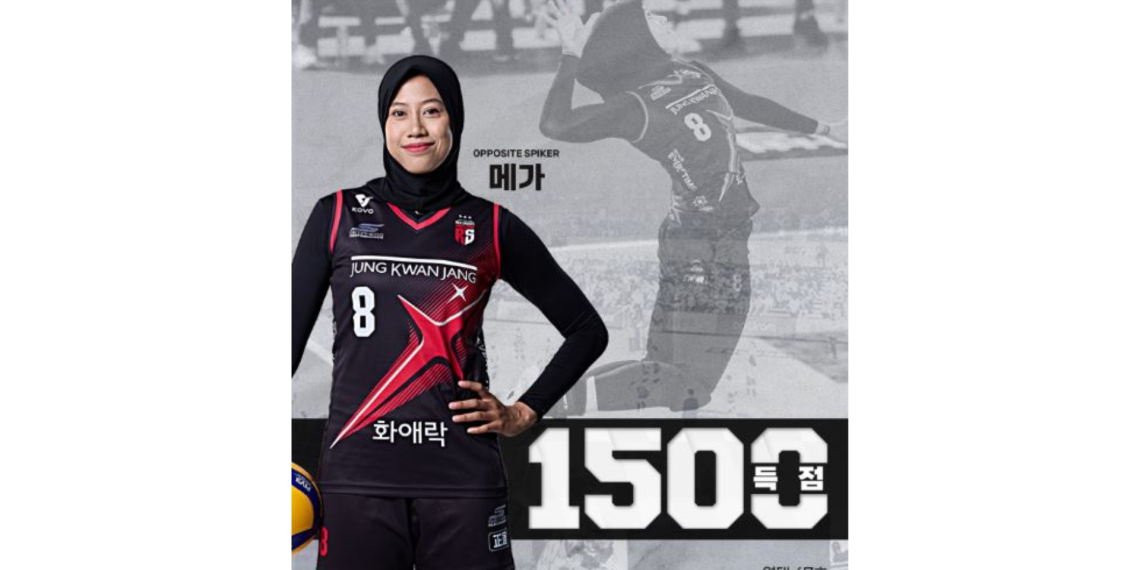 Megawati Hangestri Cetak Rekor 1.500 Poin