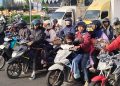 arus pemudik motor
