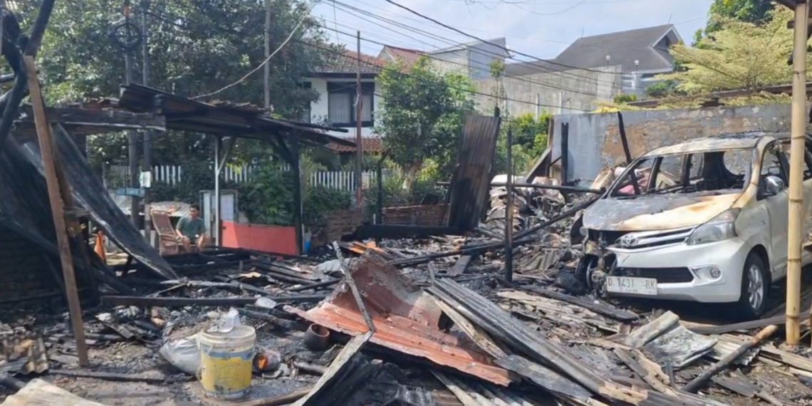 kebakaran garasi jalan sutami