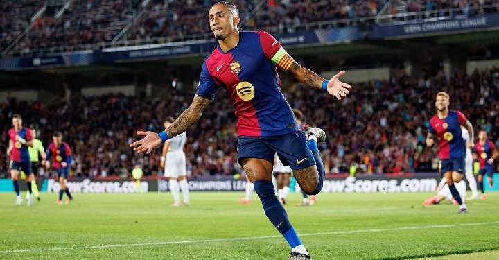 Raphinha Jadi Top Skor Sementara Liga Champions