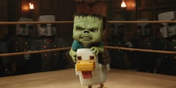 minecraft movie chicken jockey