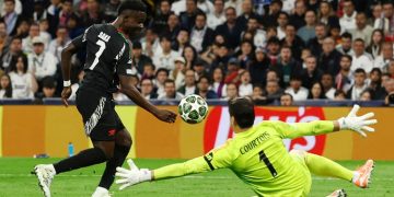 Saka Cetak Gol Indah, Arsenal Tembus Semifinal UCL