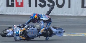 Dua Kali Jatuh, Alex Marquez Gagal Finis
