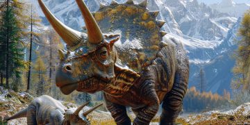 Dinosaurus Tangguh di Tengah Salju