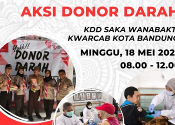 Aksi Donor Darah ke-16 Saka Wanabakti Bandung Siap Digelar di Taman Pramuka
