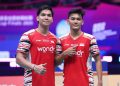 Fikri/Daniel Bungkam Ganda Nomor 1 Dunia