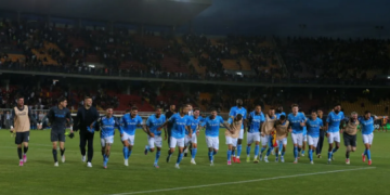 Tekuk Lecce 1-0, Napoli Makin Dekat Kunci Scudetto