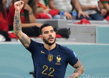 Theo Hernandez. (FRANCK FIFE/AFP)