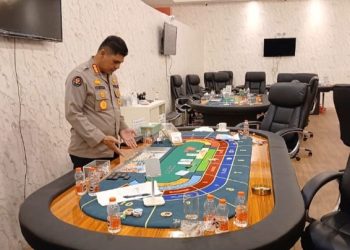 Kasino Samaran di Bandung Digerebek, 63 Orang Diamankan Polisi