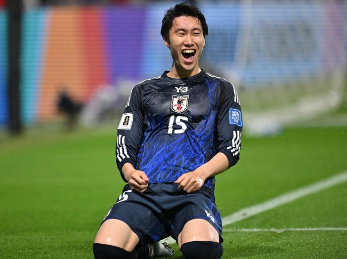 Daichi Kamada menegaskan melewati bek Indonesia gampang banget. (Foto: Getty Images/Kenta Harada)