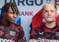 Jeremie Frimpong dan Florian Wirtz. (Getty Images Sport)