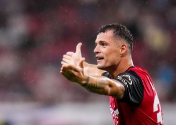 Bayer Leverkusen tidak berniat melepas Granit Xhaka (Foto: Getty Images/Rene Nijhuis/MB Media)