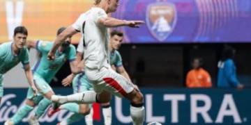 Striker Manchester City Erling Haaland saat tampil di Piala Dunia Antarklub 2025. (Foto: Instagram@erling)